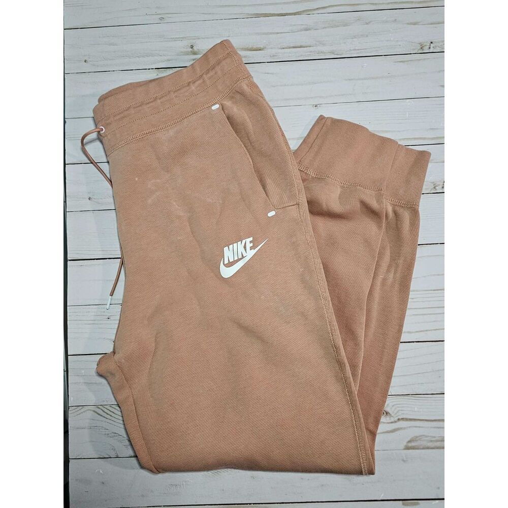 Sportswear Nike Tan Sweatpants with Side Zip Pocket M